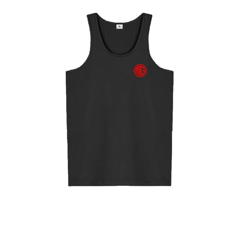 Muscleguys Verano para hombre Ajustado Deportivo Elástico Chaleco Entrenamiento Fitness Ropa Camiseta sin Mangas Musculosa