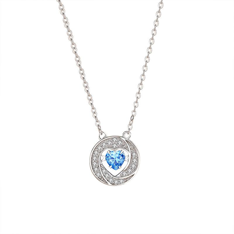 Tancise S925 Sterling Silver Luxury Personality Pendant Necklace Women's Classic Tide Necklace