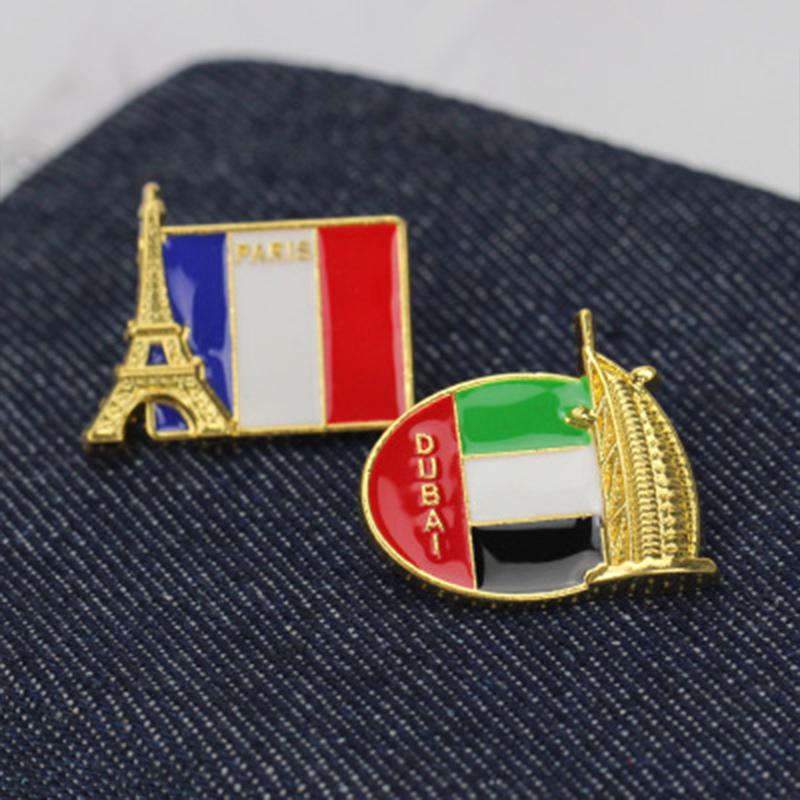 Italian Flag Lapel Pin & Hat Badge – National Flag Metal Pin For Backpack, Vest, Button