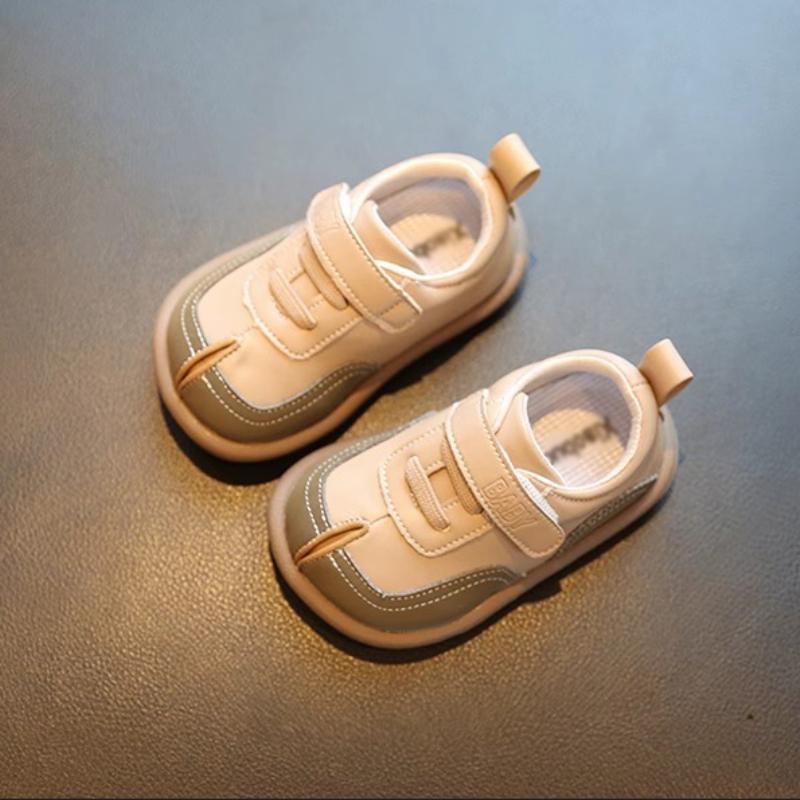 Spring Autumn Girls Casual Shoes Boys Leather Shoes Children Soft Bottom Non-slip Comfortable Lightweight Baby Walking Shoes