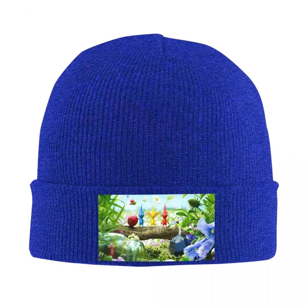 Pikmin 4 Warm Knitted Cap Fashion Bonnet Hat Autumn Winter Outdoor Beanies Hats for Unisex Women Adult