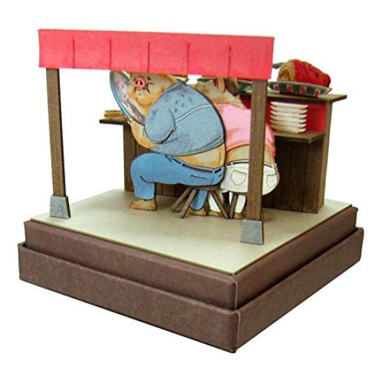 Sankei Studio Ghibli Mini Spirited Away Parents Become Pig Paper Craft Non-Scale MP07-56