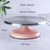 10 INCH Baking Tools Aluminum Alloy Birthday Cake Turntable Plastic Ceramic Turntable Glass Turntable Flower Mounting Table