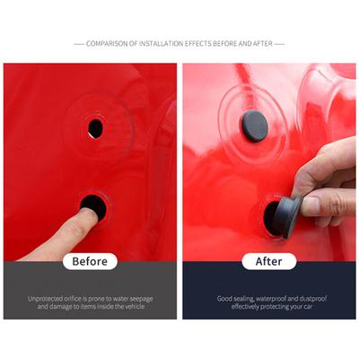 Nuovo Set di 3 Tappi Neri in Gomma per Portellone Posteriore Jeep Wrangler JK JL 2007-2018