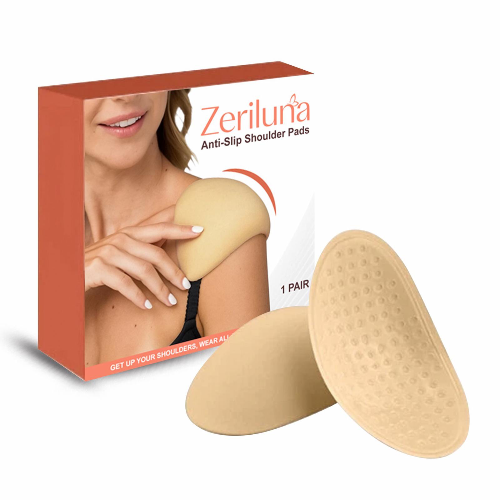 ZERILINA 1 пара нескользящих моющихся плечевых накладок, многоразовый невидимый усилитель плеч, ZE-B08-0002-01 A