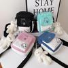 2024 Sweet Girly Canvas Crossbody Bag for Students – Small, Fresh, Single Shoulder Bag for Women