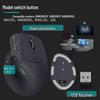 JOMAA Ergonomische kabellose Bluetooth wiederaufladbare vertikale leise Maus