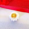 New1914Hollow cloud-patterned flower bracelet with clasp, popular light luxury versatile gold-plated copper jewelry for women