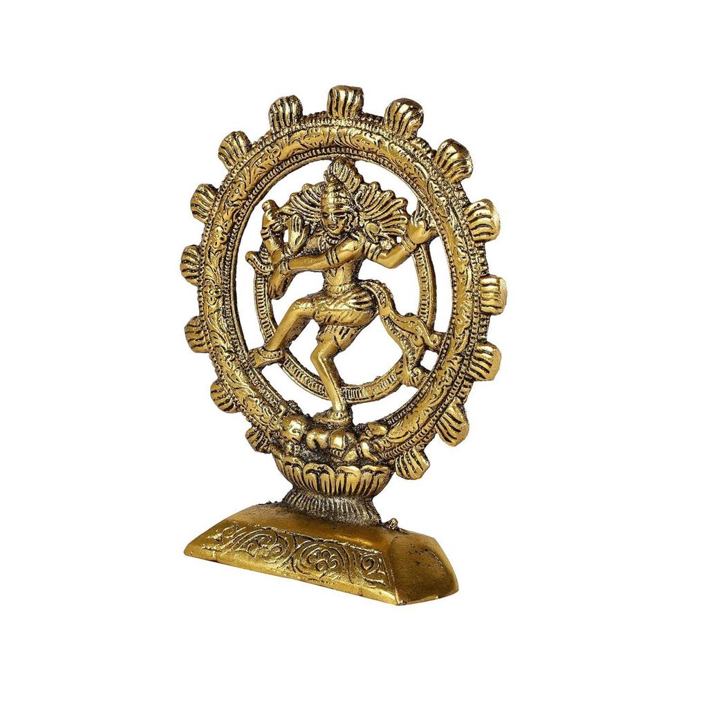 Metall Lord Shiva Tanzende Natraj Statue Idol. Natraja-Idol für Heimtempel, Büro, Geschenke