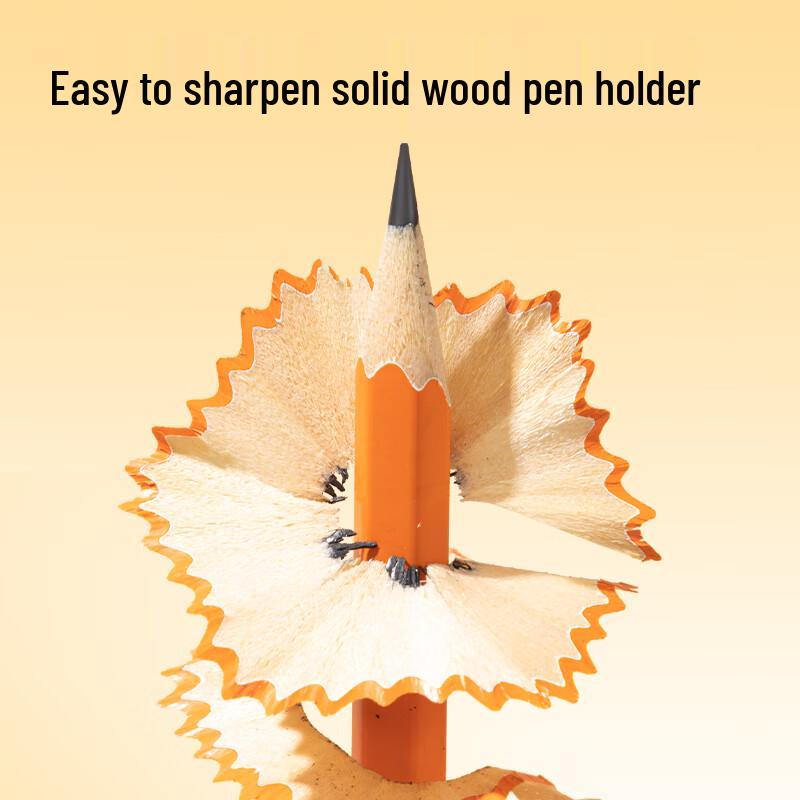 Deli HB Hexagonal Graphite Pencils (10-Pack)