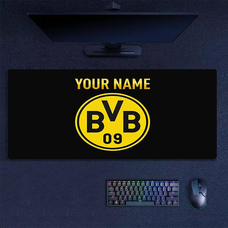Custom Name,BVB 09 Mouse Pad, Large Gaming Desk Mat, Non-slip XXL Mousepad for Laptop & Tablet, Mini PC Playmat with Stitched Edges