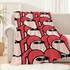 Süße Cartoon-Kunst lustige Kawaii K-ketnipz Decke Flanell warm weich Plüschdecke für Sofa Wohnzimmer Büro Schlafzimmer Reise Geschenk