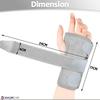 Support de poignet DIALDRCARE avec stabilisateur à attelle métallique, bandage de poignet réglable pour soulager la douleur et les blessures (Gris)