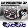 For Volkswagen VW Car Styling Tire Valve Cover Auto Wheel Tyre Valve Caps for VW Tiguan Jetta Mk6 Scirocco Polo Touran Golf Git Passat Scirocco CC