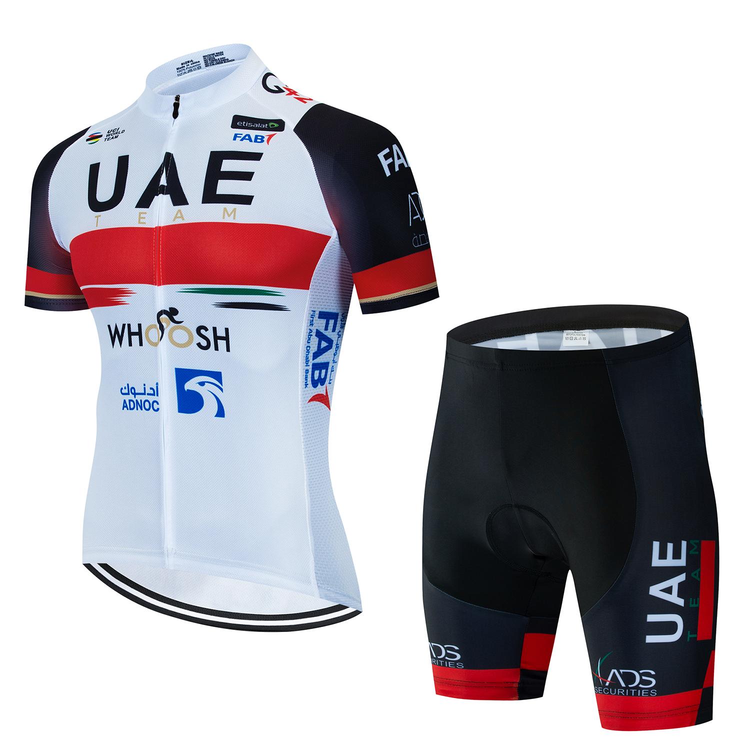 2026 Pro Bicycle Team Short Sleeve UAE Maillot Ciclismo Men s Cycling Jersey Sets Summer Breathable Cycling Clothing Suit 3XL