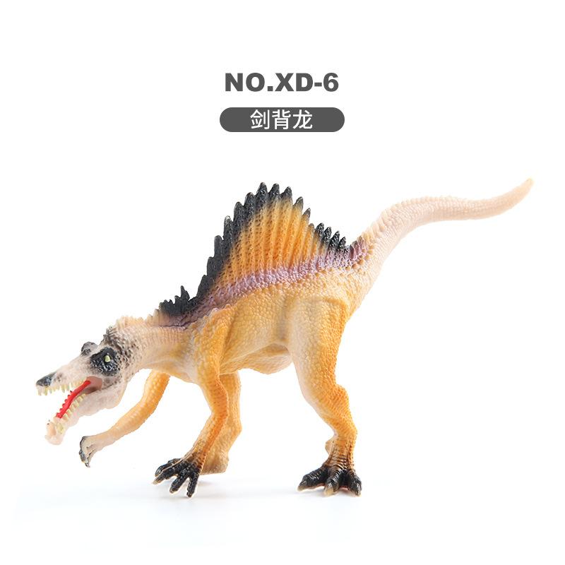 Children'S Simulated Dinosaur Jurassic Animal Ornament Mini Dinosaur Model Various Stegosaurus Triceratops Ornament Toys