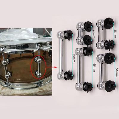 80mm Snare Drum Böckchen Aluminiumlegierung Saubere Verarbeitung