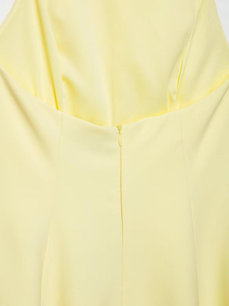 2025 Summer Women's Fashion Slim Fit Halter Dress with Wave Hem