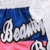 Ribbon Bow Muay Thai Shorts Pants Kickboxing Boxing MMA UFC Martial Arts Unisex Men Women Kid Quick Dry Print Elastic High Waist Polyester Training