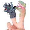 4pcs Plastic Dinosaur Finger Puppet Creative Bedtime Story Finger Puppets Party Hand Decoration Accessories Party Favors Gifts