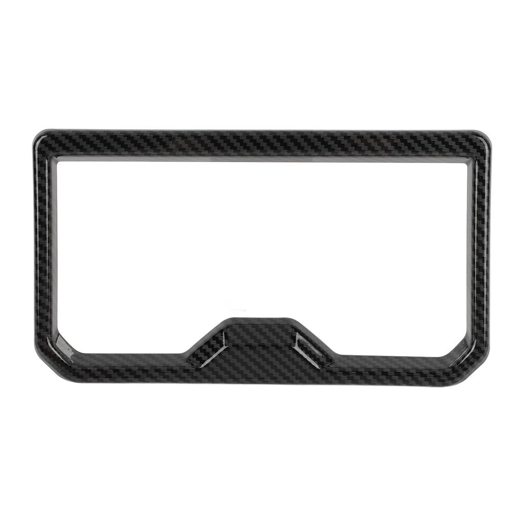 Water Cup Holder Frame Cover Trim Carbon Fiber Style Center Console Water Cup Holder Frame Decorativ