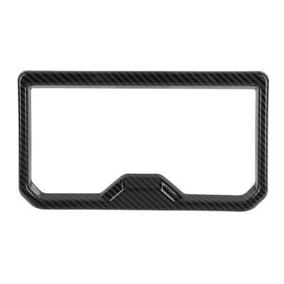 Water Cup Holder Frame Cover Trim Carbon Fiber Style Center Console Water Cup Holder Frame