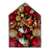 Unique Irregular-Shaped Painted Christmas Tree Ornaments Box