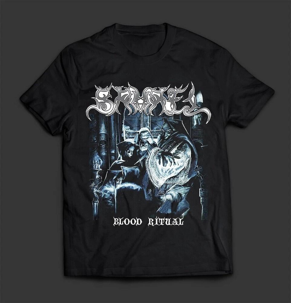 Blood Ritual Samael Банд Футболка Черная Унисекс Размер S-5XL Унисекс Футболка XXXL