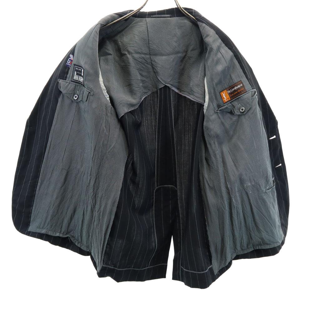 Yves Saint Laurent 90er Old Stripe Langarm taillierte Jacke Herren Gebraucht