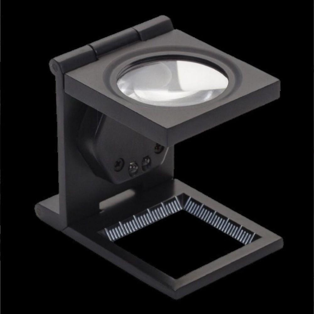 Foldable Folding Magnifier LED Lights Magnifying Glass Reading Aid Linen Tester  Jewellery Loupe