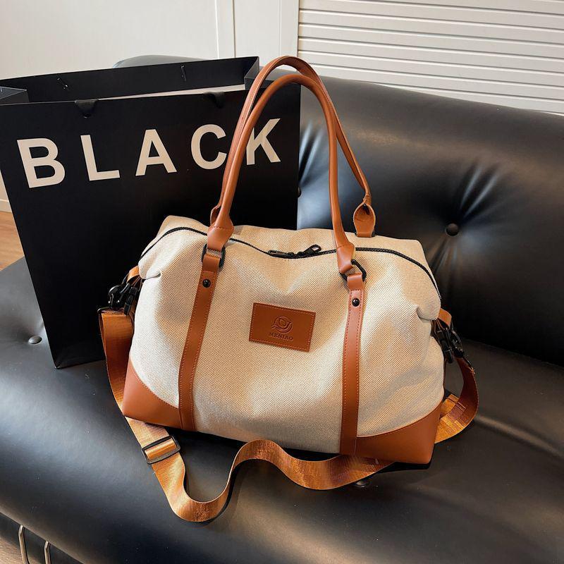 Women's Large Capacity Canvas Tote for Travel & Fitness