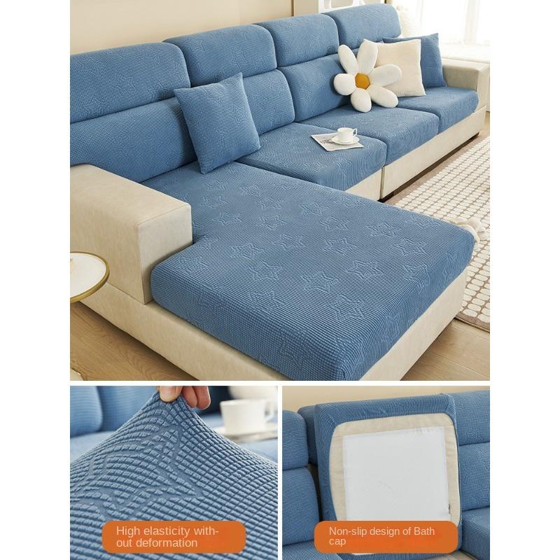 Elastisk Sofatrekk, Nytt Universelt Altomfattende Sofaputeryggtrekk, Universelt Sklisikkert Sofatrekk, Fortykning