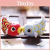 Adorable Plush Koi Fish Keychain Soft Short Plush Stuffed Animal Bag Charm For Kids And Adults