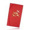 Wa-Yuraku Red Fukusa (Cloth Wrapping Cloth) for Celebrations, Women's, Weddings, and Money Envelopes, Made In Japan