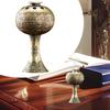 Wax Burner Zinc Alloy Incense Bowl Home Decoration For Meditation Space Yoga Room Hotel Outdoor Ceremony Church Temple