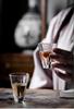 Japanese Style Glass Tea Cup ,Handmade Sake Cup,Bar Whiskey Tasting Glass,Transparent Liquor Drinking Glass,Elegant Cup