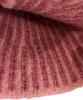 SK8ER ROCK Tone On Tone Cross Beanie ((Pink))