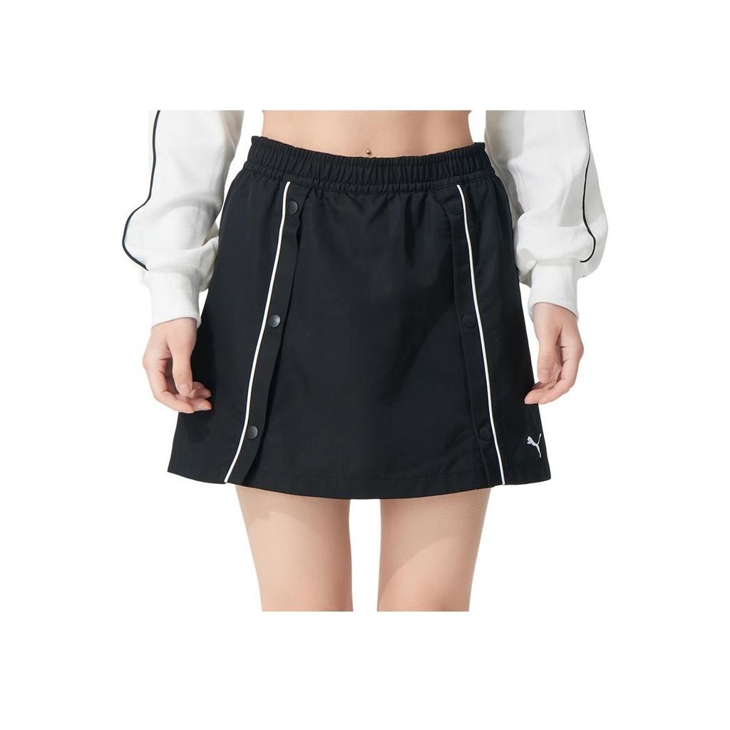 Puma Breathable Fashion Versatile Sports Casual Skirt Women skirts Black 631727-01