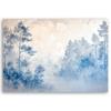 Canvas Print,  Forest Morning Mist Nature