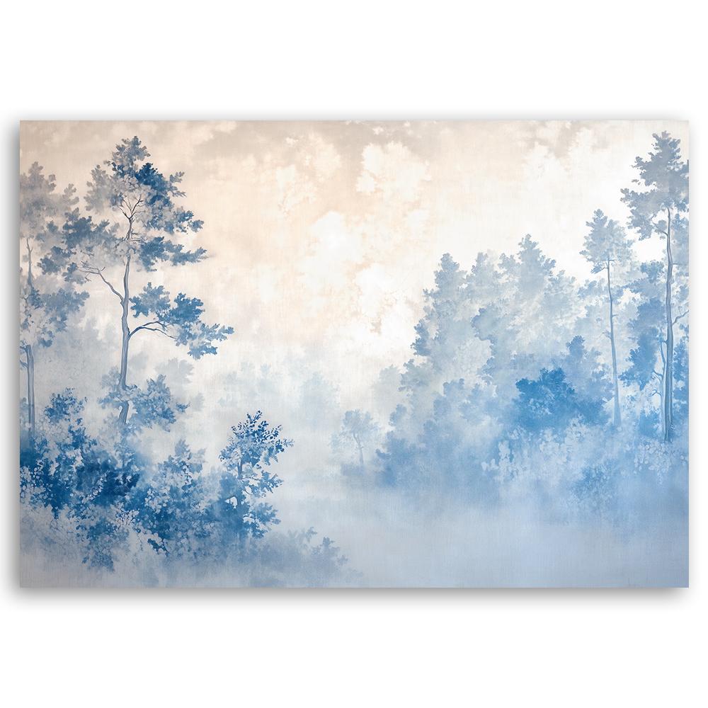 Canvas Print,  Forest Morning Mist Nature