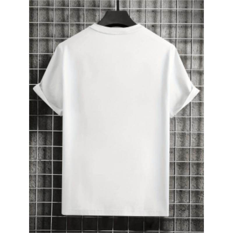 Men's Cowboy Country Graphic T-Shirt - Breathable Round Neck Short Sleeve Tee for Summer , Outdoor Casual Wear, Beachwear Top, Comfortable Fit Shirt