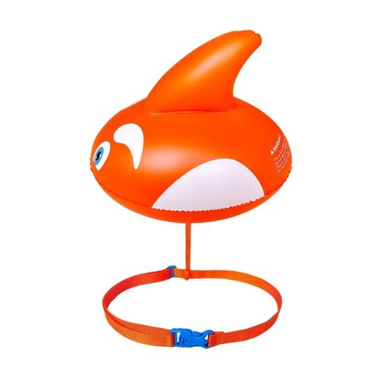 Swimming Floating Ball with Adjustable Waist Dolphin-Shaped Inflatable Swim Buoy Anti-Drowning Airbag Safety Aid for Open Water Swimmers Kayaking
