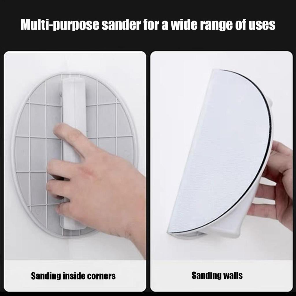 Hand Sandpaper Holder Multifunctional Semi-Circular Angle Sanding Sandpaper Tool Angle Sandpaper Holder Sandpaper Polishing Tool