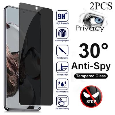 2Pcs Privacy Screen Protector Tempered Glass For Xiaomi Mi 14 13T 12T 11T 10T 9T 13 Pro 12 11 Lite 5G NE Glass