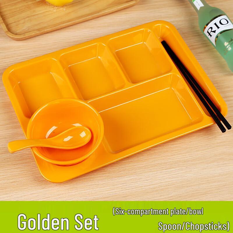 Melamine Divided Plate Dining Set