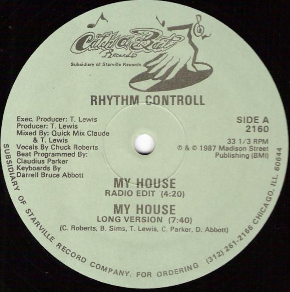 

12inch Record RHYTHM CONTROLL - My House 2160 Catch A Beat Re 1987 US Dance & Electronica Used
