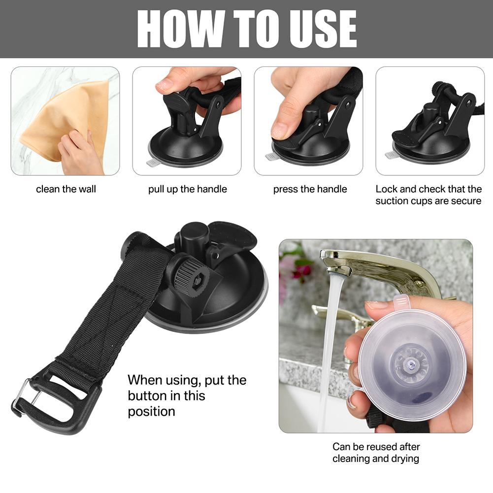 Tent Fixing Hook Hooks Car Travel Climbing Portable Clothes Rack Vacuum Heavy Duty Coat Hangers Suction Cups Camper