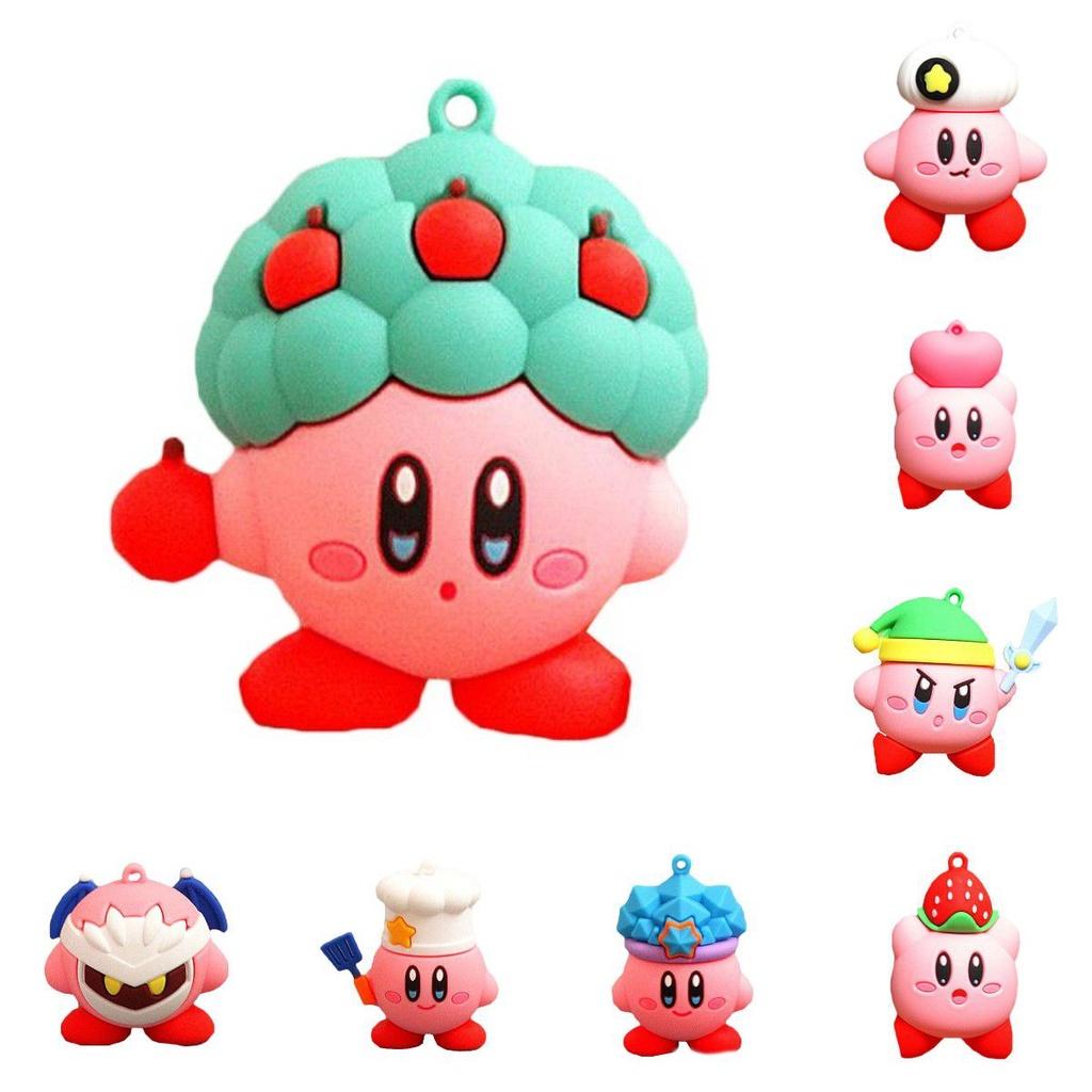 Kirby Anime Games Cute Cartoon Pink Kirby Waddle Dee Doo Collect Mini Toys Dolls