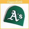 Acrylon Knit Beanie With As Letter Pattern For Hip Hop Look In Fall Season