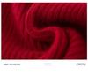 Christmas Red 100% Pure Cashmere Baby Wool Knitted Hat for Autumn & Winter Warmth
